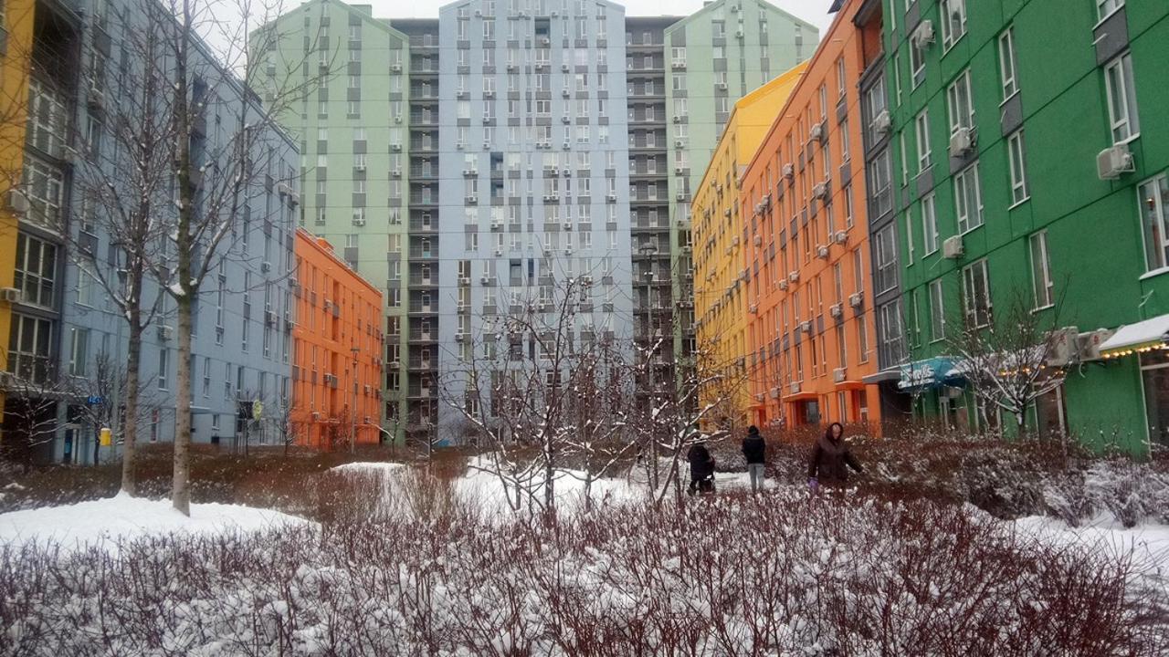 Georgeous Bright Studio In A Bright Residential Complex Comfort Town Кт-08 Kiev Ngoại thất bức ảnh
